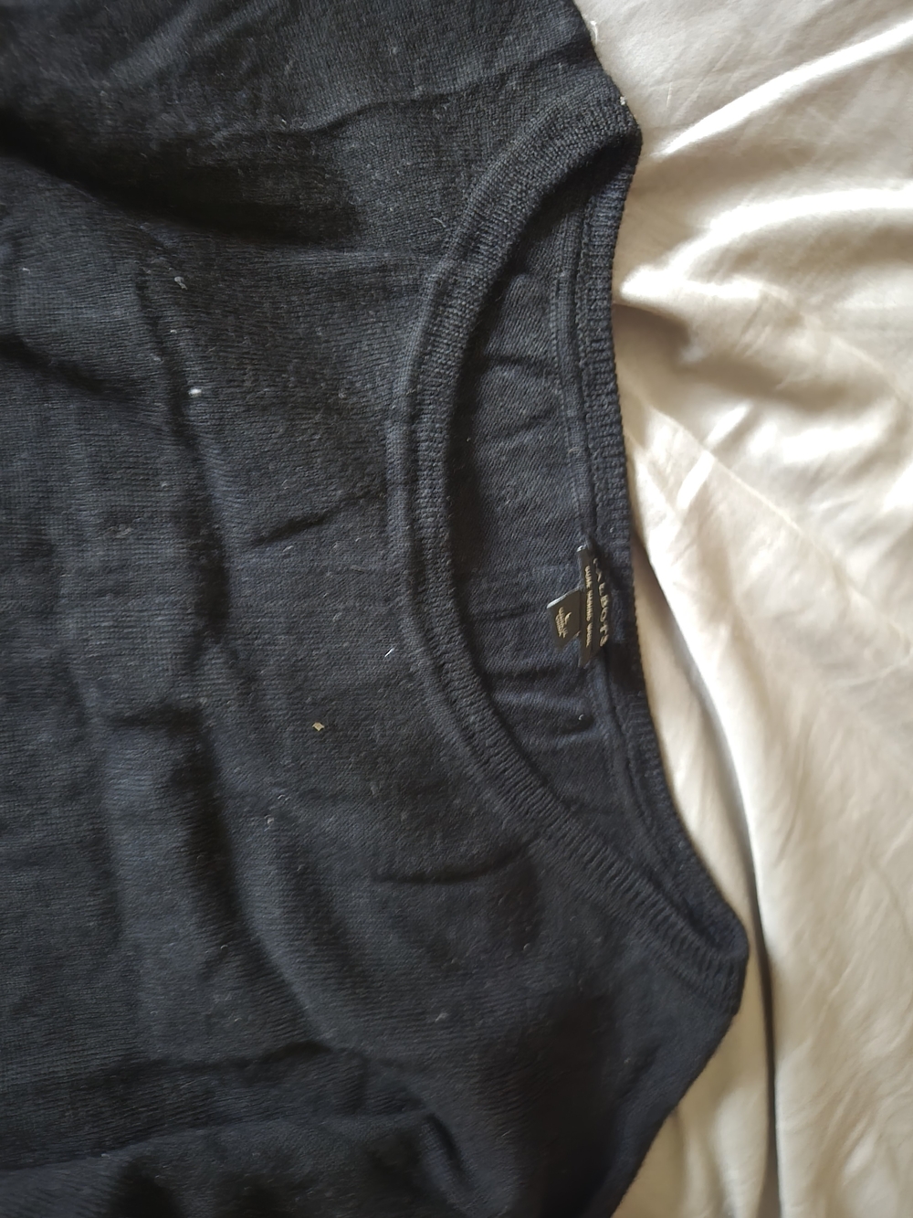 St. John's Bay Black Crewneck Women's Sweater - Picture 6 of 6